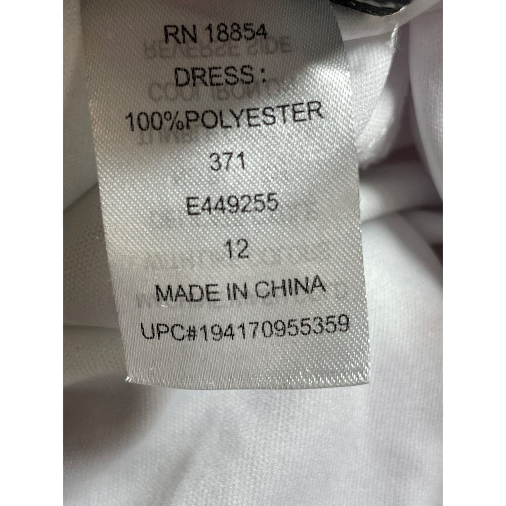 Rare Editions Big Girl's Floral Smocked Ruffle Long Sleeve Midi Flare Dress 12 - Picture 6 of 6